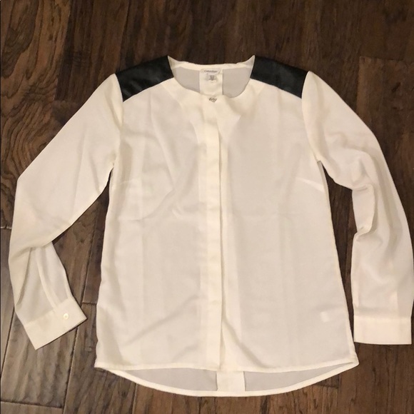 Calvin Klein White Dress Shirt - Picture 1 of 6